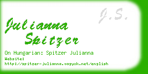 julianna spitzer business card